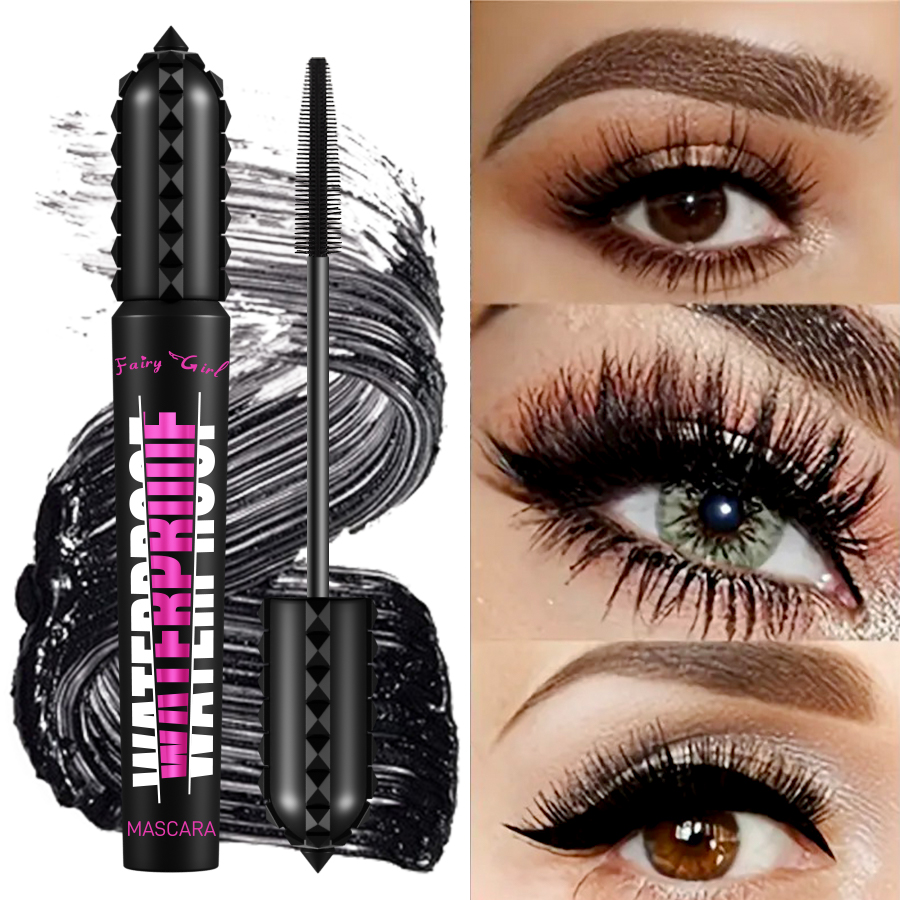 Beauty Huda Makeup - Czarny wodoodporny tusz do rzęs do