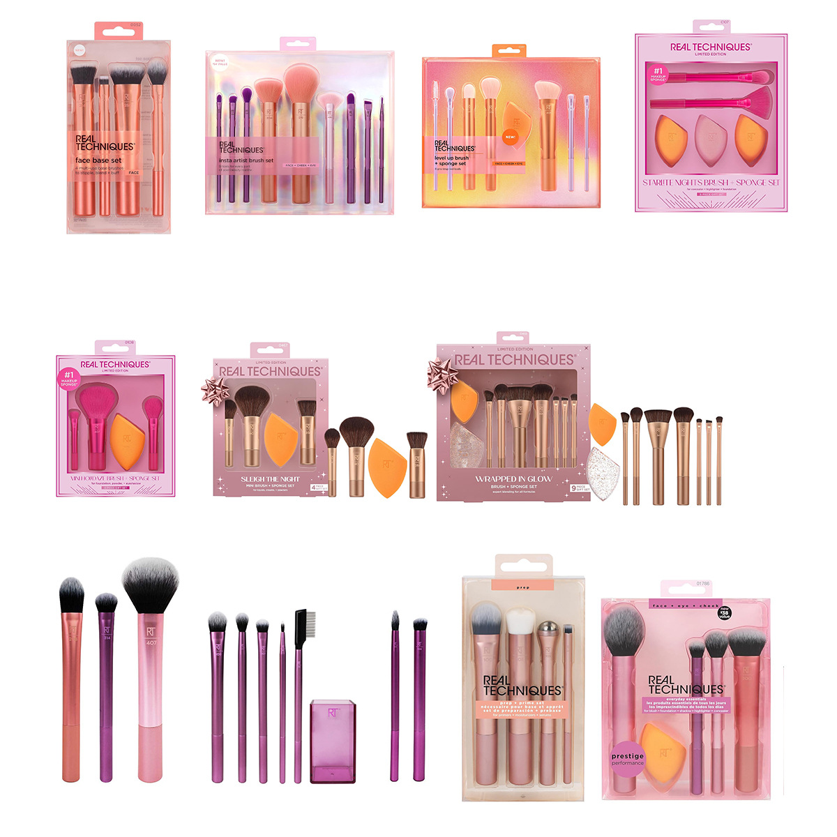 Beauty Makeup Eyeshadow - Kompletny zestaw pędzli do makijażu 1997