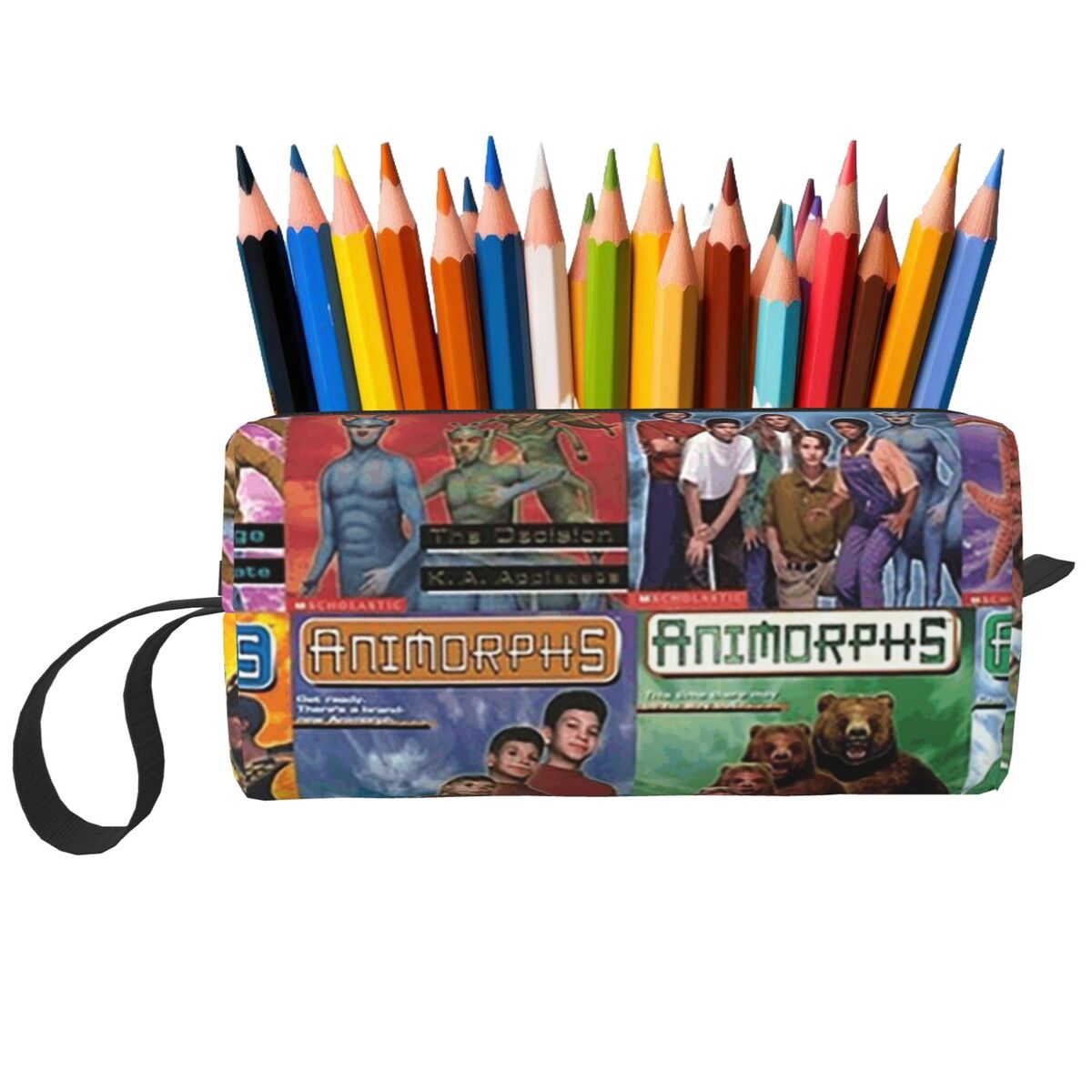 Beauty Book Makeup Kit - Okładki na książki Animorphs, kosmetyczka, organizer