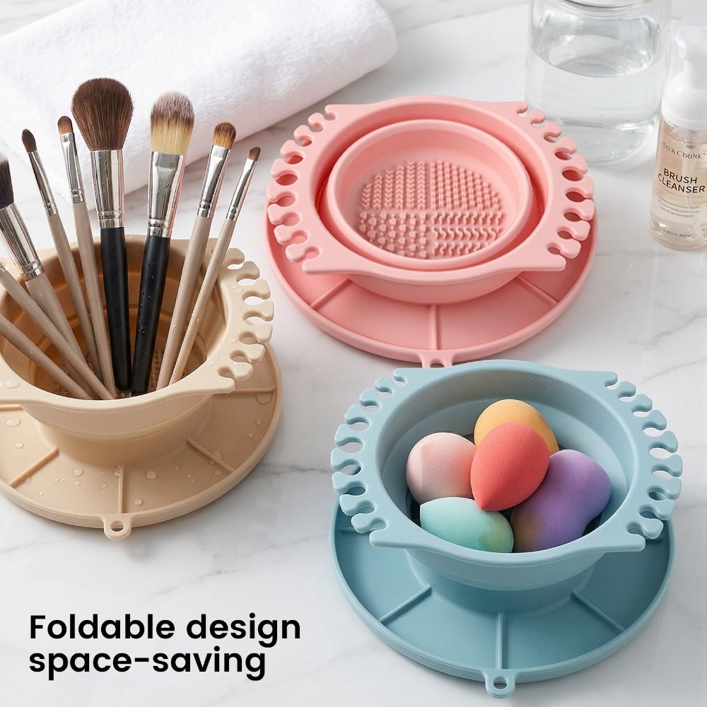 Beauty Home Makeup - Silikonowa miska do czyszczenia pędzli do