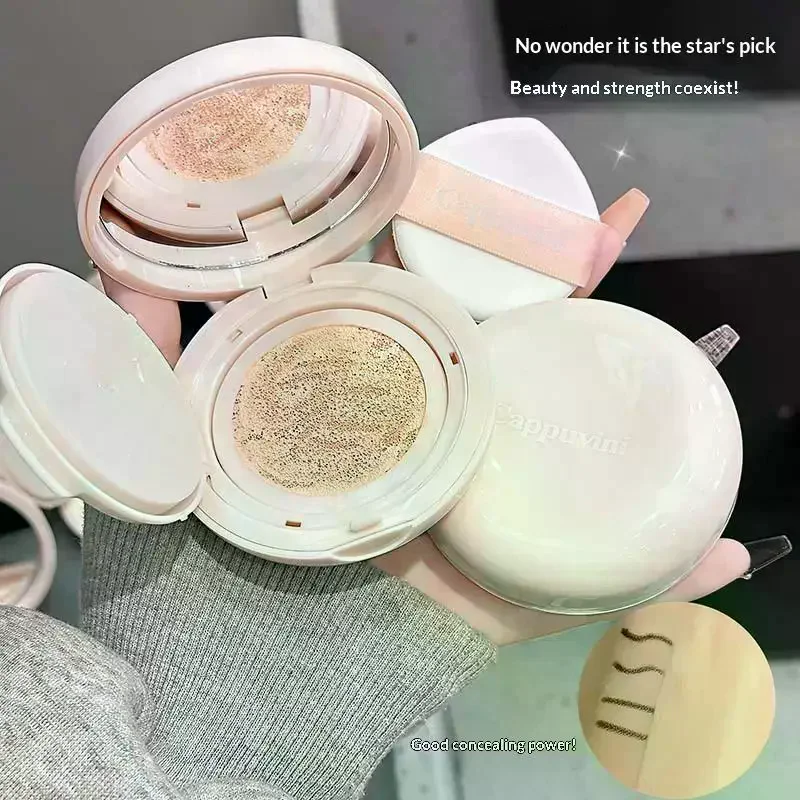 Concealer Full Coverage - Cappuvini Air Cushion BB Cream Nawilżający