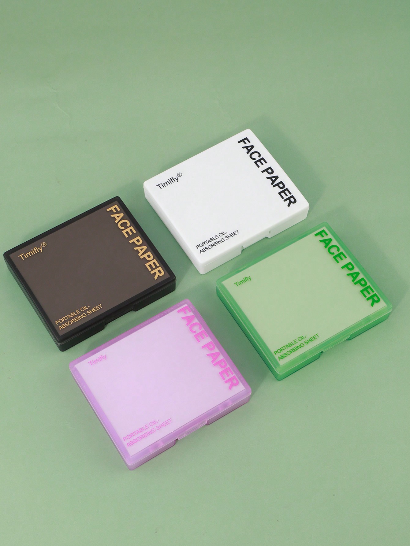Beauty Makeup Box Set - Przenośne papierki matujące do twarzy z
