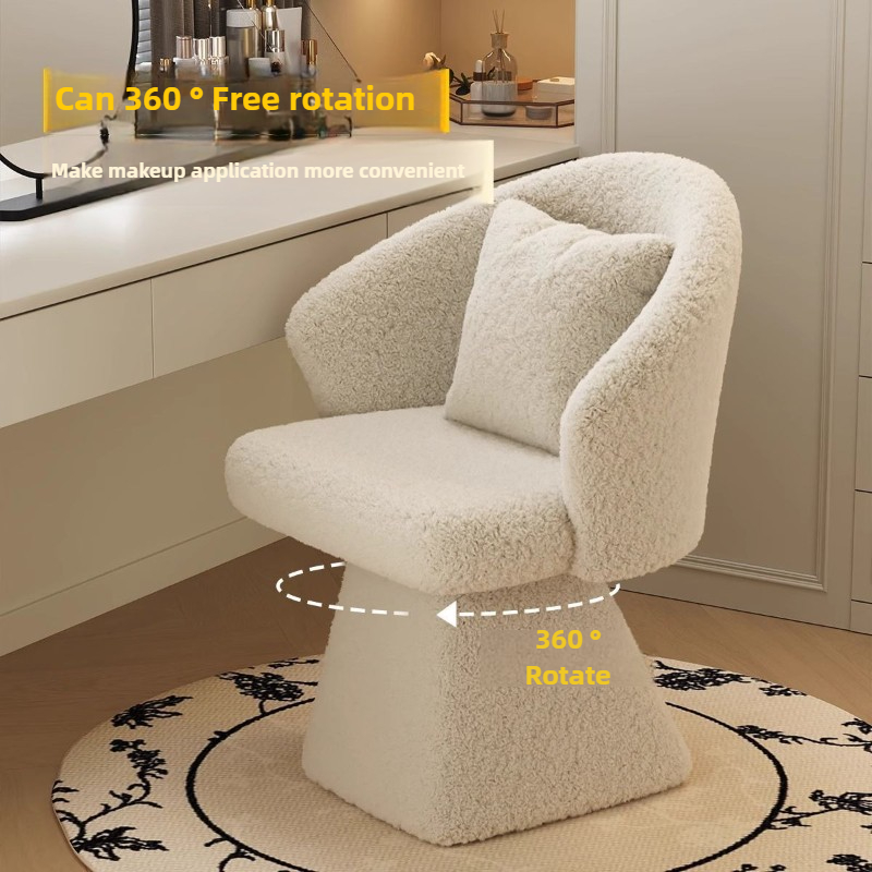 Krzesło do toaletki, obrotowy  – Beauty Home Makeup recenzja i cena