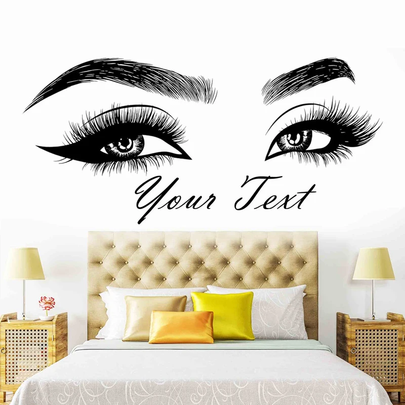 Rzęsy Brwi Winylowa naklejka S – Beauty Of Makeup Quotes recenzja i cena