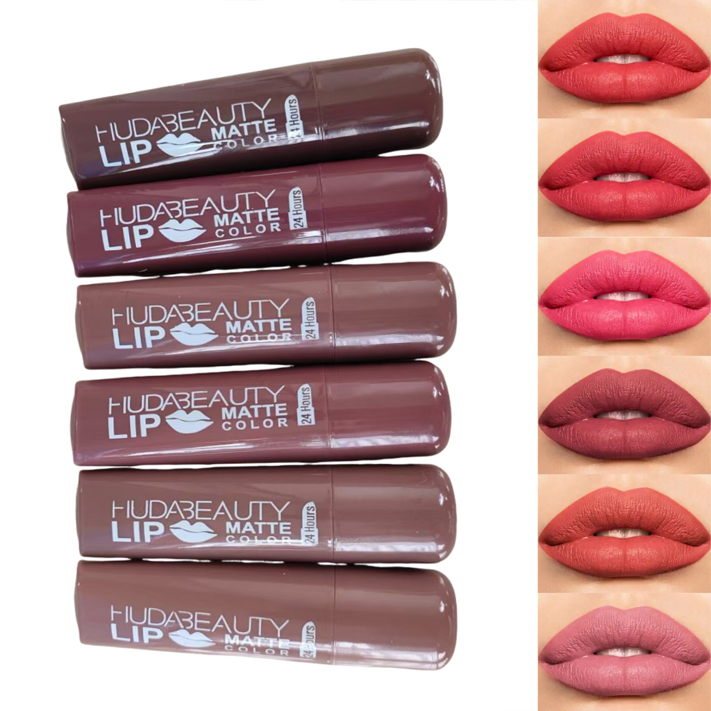 6 kolorów Matowa szminka 3,8 g – Beauty Huda Makeup recenzja i cena